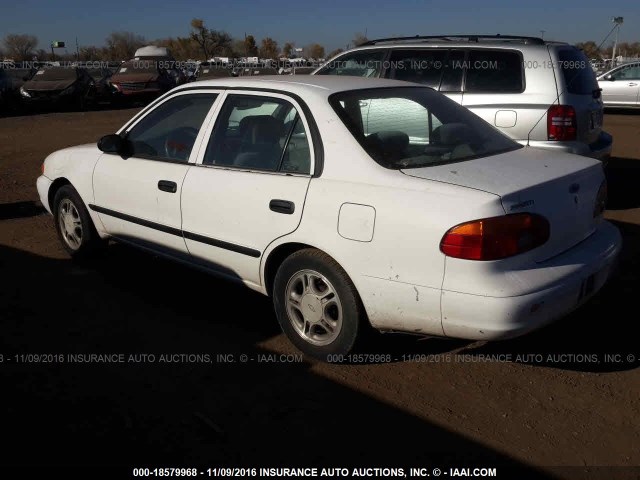 1Y1SK54821Z407309 - 2001 CHEVROLET GEO PRIZM LSI WHITE photo 3