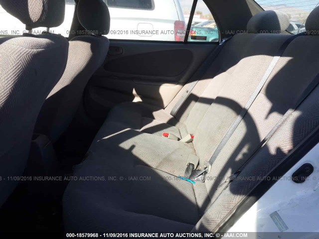 1Y1SK54821Z407309 - 2001 CHEVROLET GEO PRIZM LSI WHITE photo 8