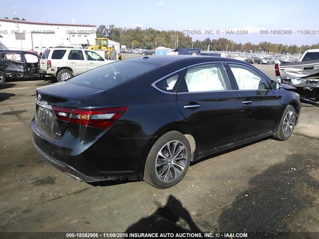 4T1BK1EB3GU199806 - 2016 TOYOTA AVALON XLE PLUS/PREMIUM/TOUR/LTD BLUE photo 4