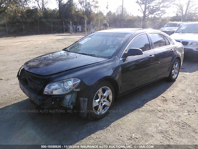 1G1ZB5E18BF154741 - 2011 CHEVROLET MALIBU LS შავი ფოტო 2