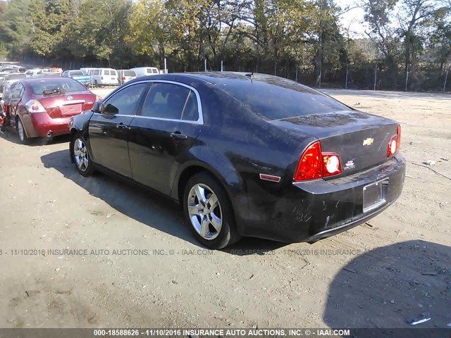 1G1ZB5E18BF154741 - 2011 CHEVROLET MALIBU LS შავი ფოტო 3