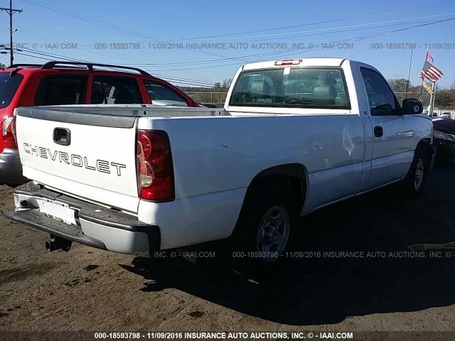 1GCEC14V83Z220897 - 2003 CHEVROLET SILVERADO C1500 WHITE photo 4