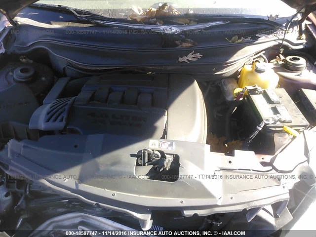 2A8GF68X57R365056 - 2007 CHRYSLER PACIFICA TOURING BURGUNDY photo 10