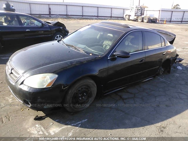 1N4BL11D53C198008 - 2003 NISSAN ALTIMA SE BLACK photo 2