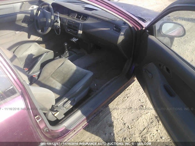 1HGEJ2126RL030213 - 1994 HONDA CIVIC DX PURPLE photo 5