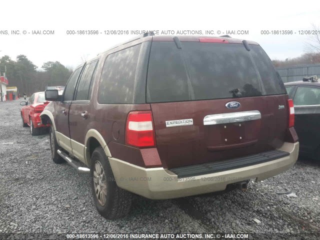 1FMFU18529EA71376 - 2009 FORD EXPEDITION EDDIE BAUER RED photo 3