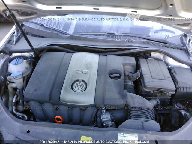 3VWEF71K27M122537 - 2007 VOLKSWAGEN JETTA WOLFSBURG 银色 照片 10