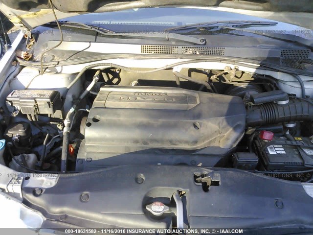 5FNRL18993B057049 - 2003 HONDA ODYSSEY EXL ვერცხლისფერი ფოტო 10