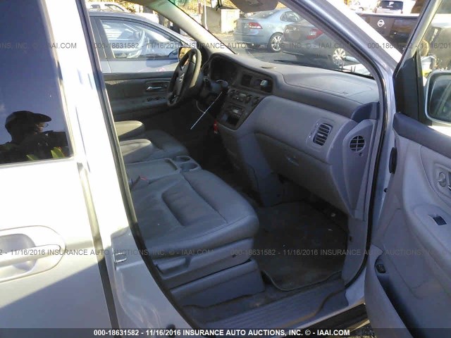 5FNRL18993B057049 - 2003 HONDA ODYSSEY EXL SILVER photo 5