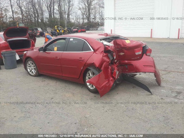 1G11D5SR0DF159002 - 2013 CHEVROLET MALIBU 1LT 红色 照片 3