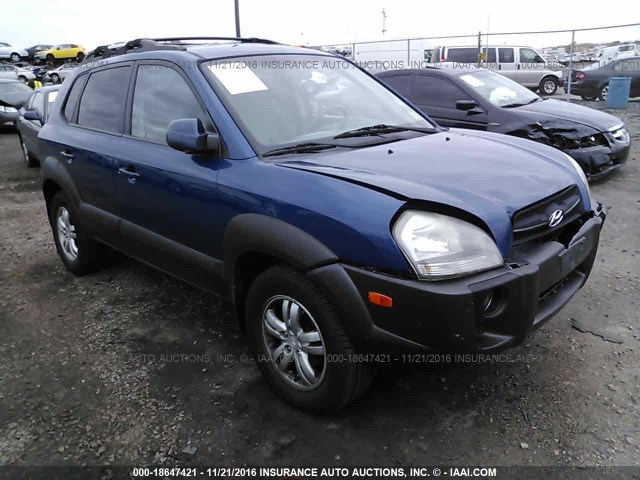 KM8JN72D07U621655 - 2007 HYUNDAI TUCSON SE/LIMITED BLUE photo 1