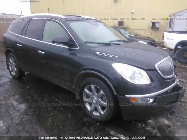 5GAEV23788J266661 - 2008 BUICK ENCLAVE CXL BLACK photo 1