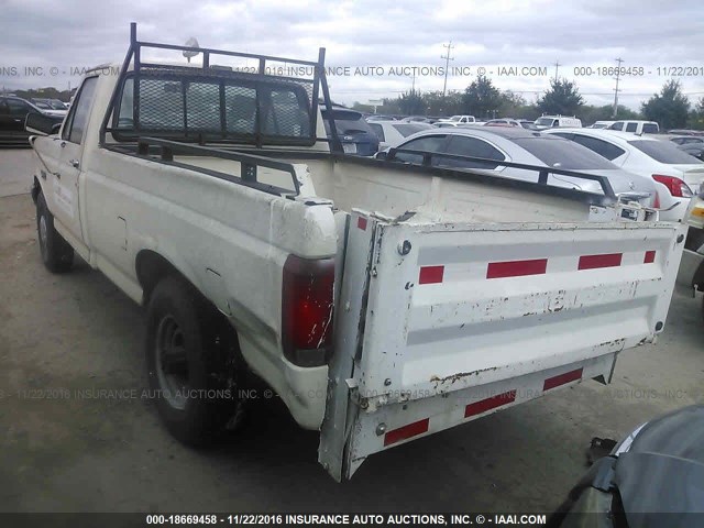 1FTHF25H4MNA85798 - 1991 FORD F250 WHITE photo 3