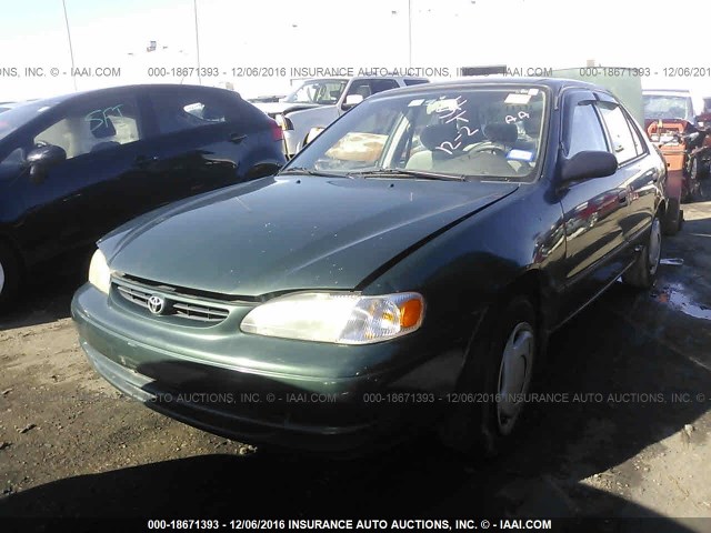 2T1BR12E8YC353102 - 2000 TOYOTA COROLLA VE/CE/LE GREEN photo 2