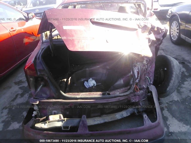 JT2EL56D2S0030584 - 1995 TOYOTA TERCEL DX RED photo 6