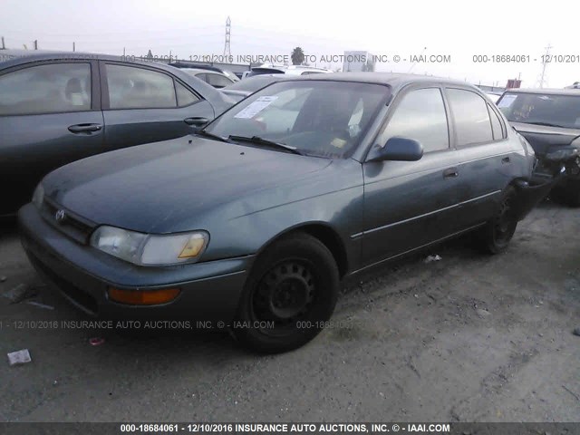1NXAE09E1PZ092478 - 1993 TOYOTA COROLLA LE/DX Yaşıl foto 2