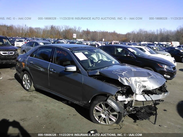 WDDHF8JB5EA925039 - 2014 MERCEDES-BENZ E 350 4MATIC GRAY photo 1