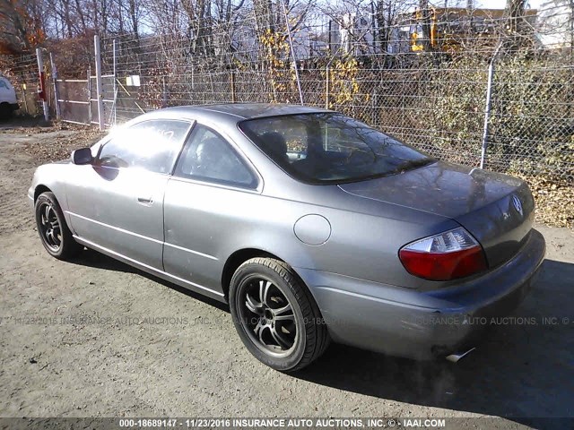 19UYA42473A010841 - 2003 ACURA 3.2CL GRAY photo 3