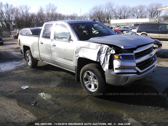 1GCVKRECXGZ351656 - 2016 CHEVROLET SILVERADO K1500 LT SILVER photo 1