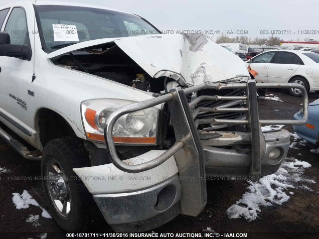 1D7KS28D06J236209 - 2006 DODGE RAM 2500 ST/SLT 白色 照片 6
