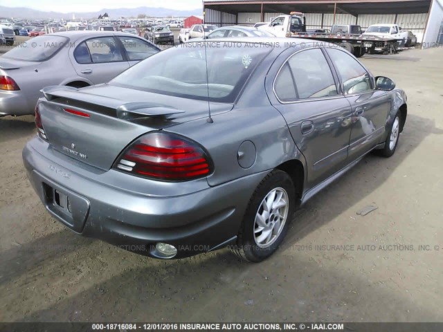 1G2NE52E25M158552 - 2005 PONTIAC GRAND AM SE GRAY photo 4