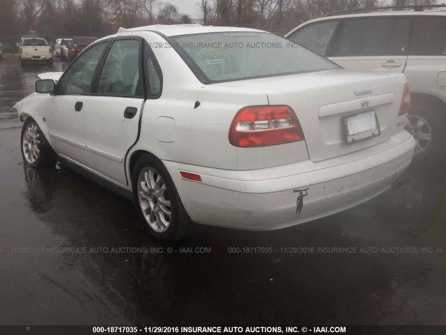 YV1VS27504F075503 - 2004 VOLVO S40 1.9T WHITE photo 3