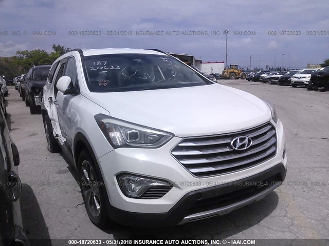 KM8SM4HF5FU093818 - 2015 HYUNDAI SANTA FE GLS WHITE photo 1