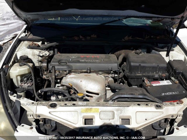 4T1CE38PX6U662151 - 2006 TOYOTA CAMRY SOLARA SE/SLE თეთრი ფოტო 10