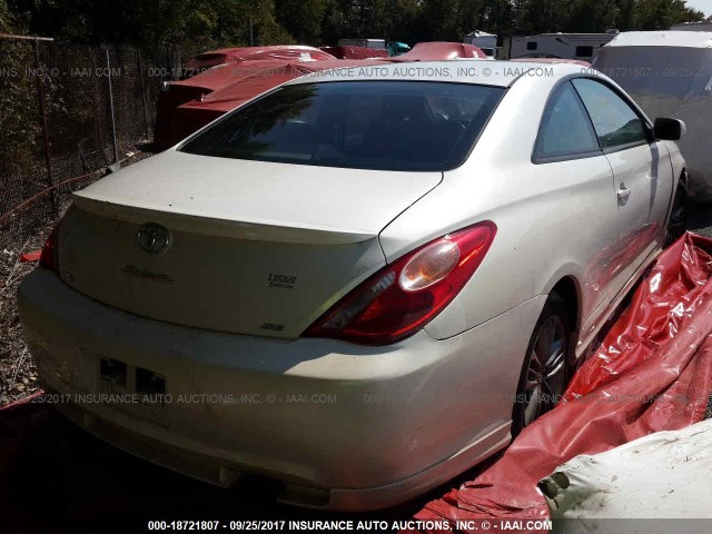 4T1CE38PX6U662151 - 2006 TOYOTA CAMRY SOLARA SE/SLE WHITE photo 4