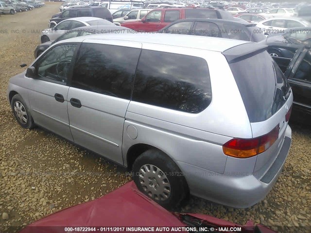 2HKRL18582H533367 - 2002 HONDA ODYSSEY LX SILVER photo 3