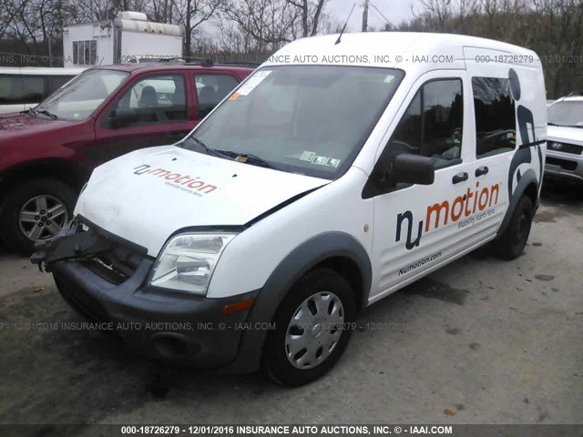 NM0LS6AN2CT091826 - 2012 FORD TRANSIT CONNECT XL WHITE photo 2