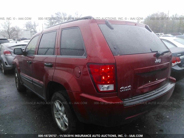 1J4GR48K56C315685 - 2006 JEEP GRAND CHEROKEE LAREDO/COLUMBIA/FREEDOM 红色 照片 3