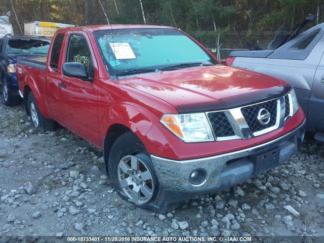 1N6AD06WX5C413972 - 2005 NISSAN FRONTIER KING CAB LE/SE/OFF ROAD RED photo 1