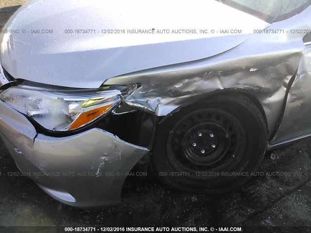4T4BF1FK3FR509282 - 2015 TOYOTA CAMRY LE/XLE/SE/XSE SILVER photo 6