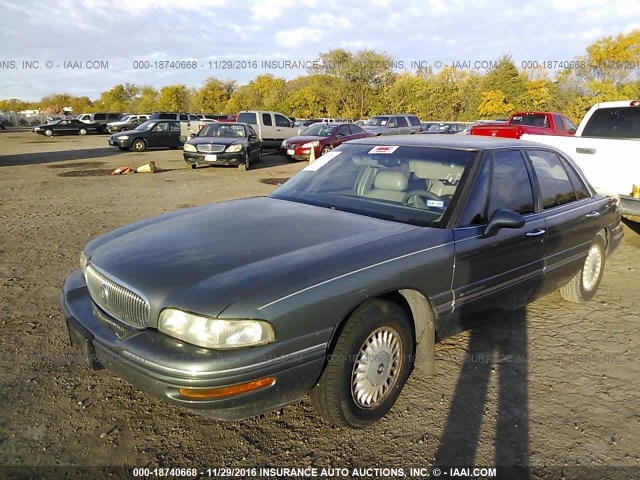 1G4HR52K2WH510831 - 1998 BUICK LESABRE LIMITED GRAY photo 2