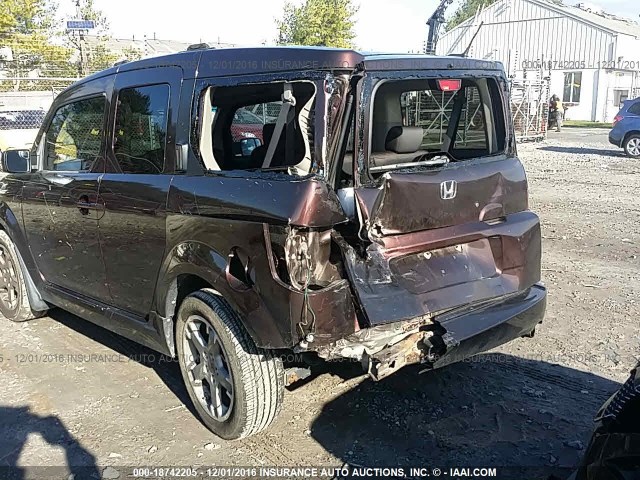 5J6YH18937L009380 - 2007 HONDA ELEMENT SC BURGUNDY photo 6