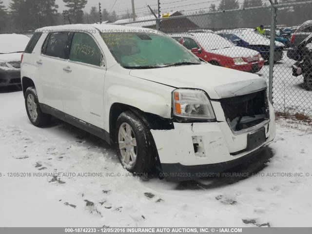 2GKALMEK0D6206790 - 2013 GMC TERRAIN SLE WHITE photo 1