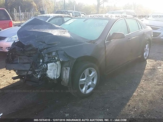 1G1ZA5EU8BF241147 - 2011 CHEVROLET MALIBU LS Boz foto 2