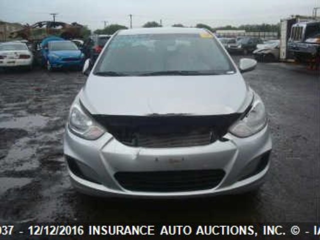 KMHCT5AE0EU165487 - 2014 HYUNDAI ACCENT GLS/GS SILVER photo 6