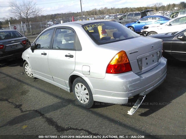 JS2RA61S345201218 - 2004 SUZUKI AERIO S/LX SILVER photo 3