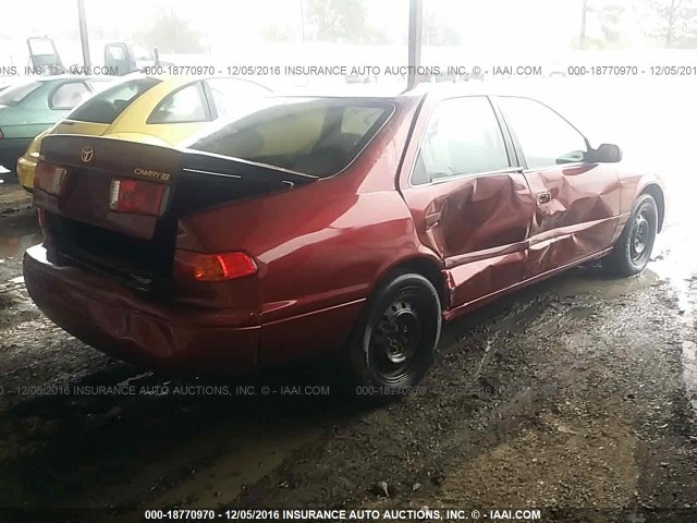 4T1BG22K21U820228 - 2001 TOYOTA CAMRY CE/LE/XLE 红色 照片 4