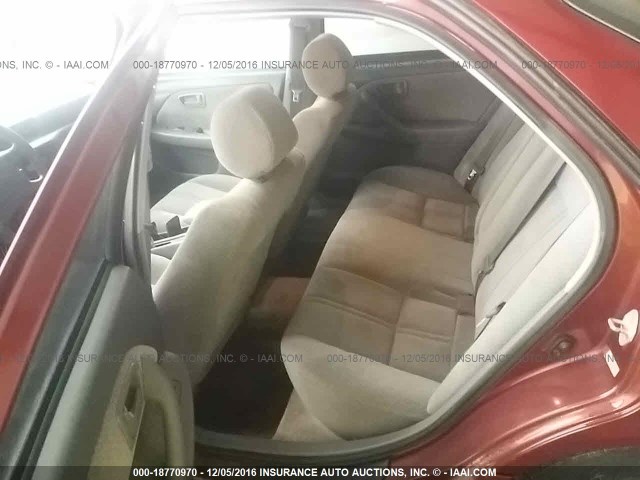 4T1BG22K21U820228 - 2001 TOYOTA CAMRY CE/LE/XLE 红色 照片 8