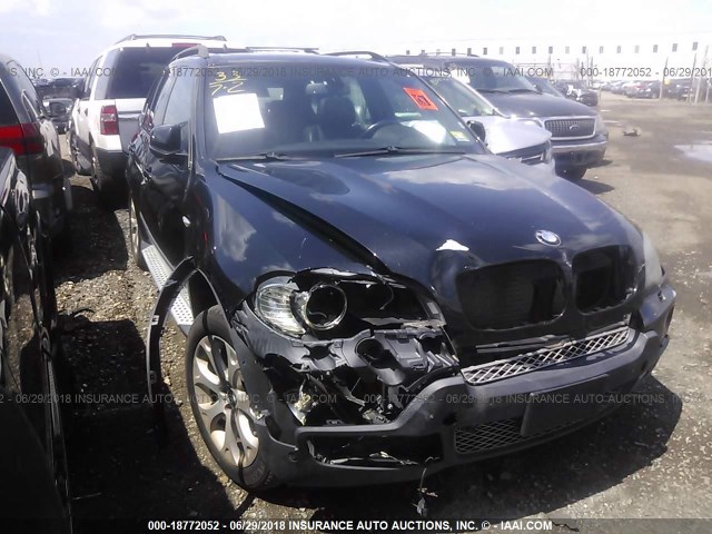 5UXFE83508LZ99035 - 2008 BMW X5 4.8I BLACK photo 1