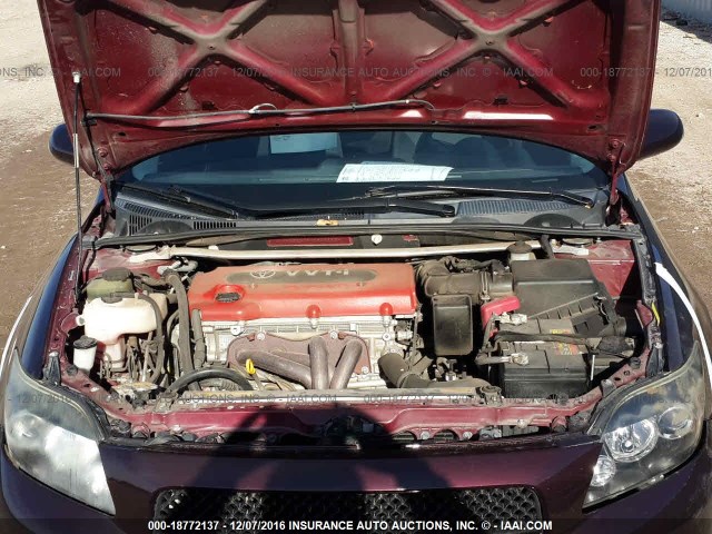 JTKDE3B79A0309393 - 2010 TOYOTA SCION TC 紫色 照片 10