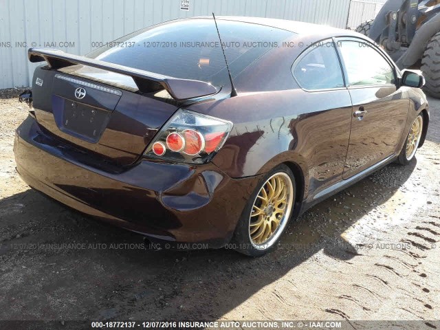 JTKDE3B79A0309393 - 2010 TOYOTA SCION TC 紫色 照片 4