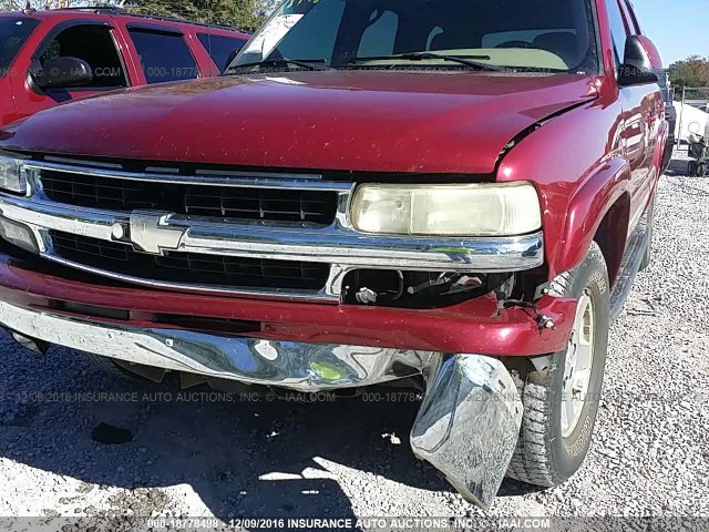 1GNEC13TX5R116468 - 2005 CHEVROLET TAHOE BURGUNDY photo 6