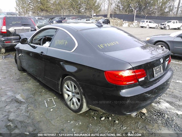 WBAKF5C52CE656815 - 2012 BMW 328 XI SULEV BLACK photo 3