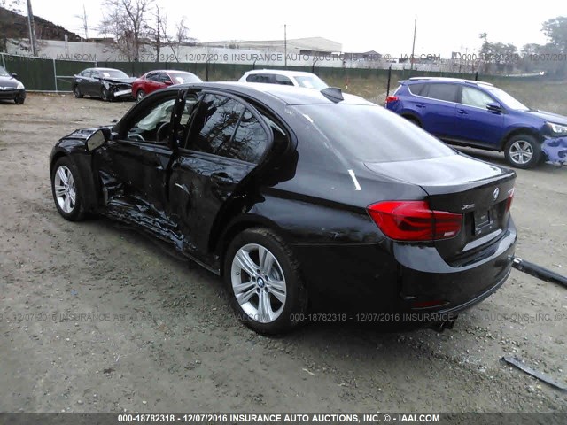 WBA8E3C57GK501251 - 2016 BMW 328 XI SULEV BLACK photo 3