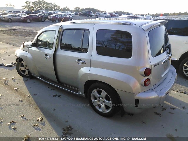 3GNDA23D77S579636 - 2007 CHEVROLET HHR LT SILVER photo 3