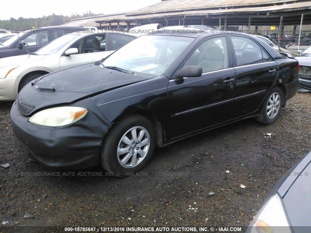 4T1BE32K62U036177 - 2002 TOYOTA CAMRY LE/XLE/SE შავი ფოტო 2